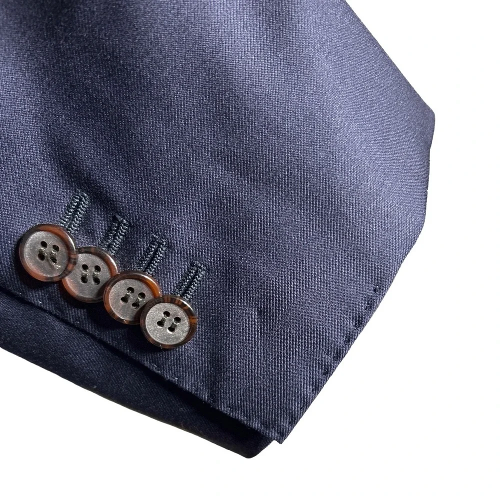 Suitsupply Wool Sport Coat Blazer Two Button Navy Blue US Size‎ 44R